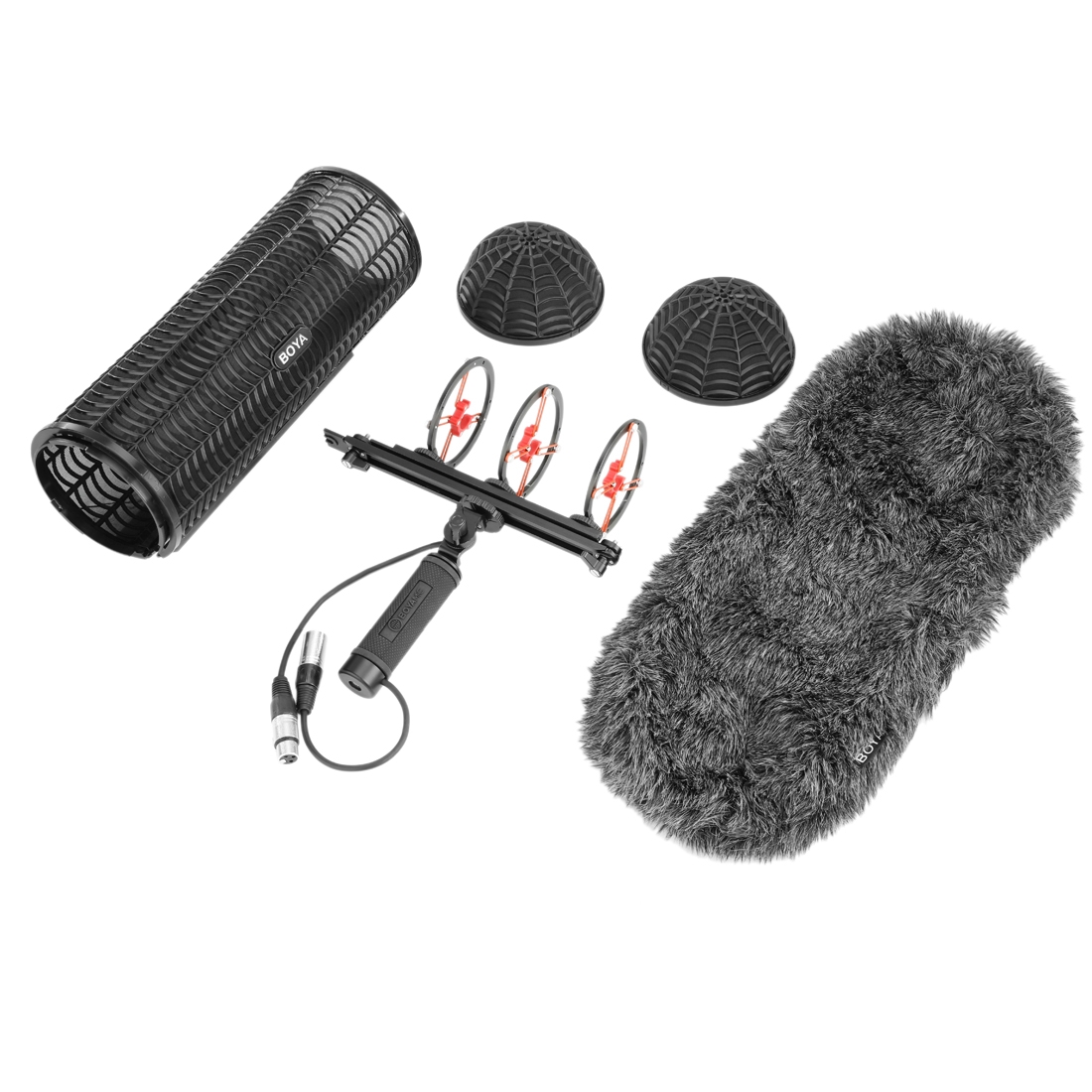 BOYA BY-WS1000 Professional Windshield and Suspension System for Shotgun Microphones - Shopkiz.com