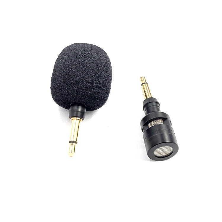 ZJ052MR-01 Mono 3.5mm Mobile Phone Tablet Game Machine Mini Straight Microphone - Shopkiz.com