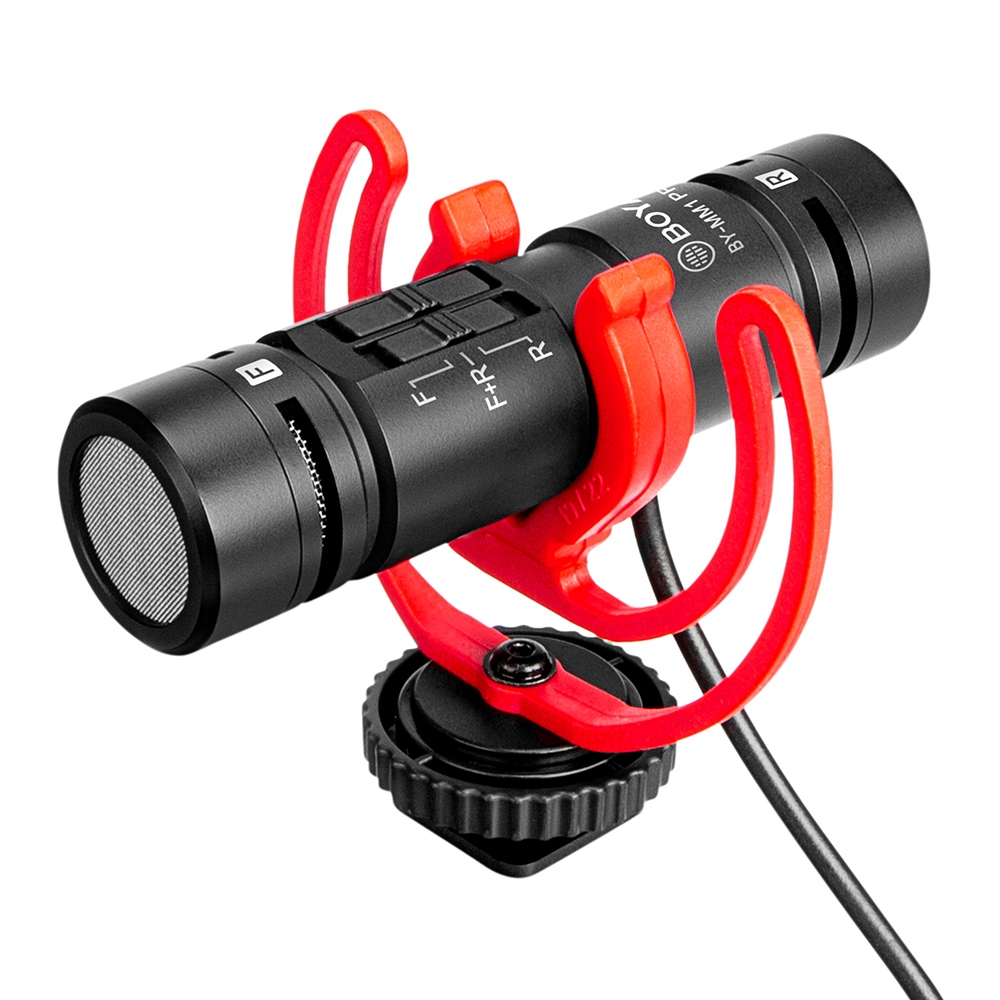 BOYA BY-MM1 Pro 3.5mm Dual-capsule Condenser Microphone - Shopkiz.com