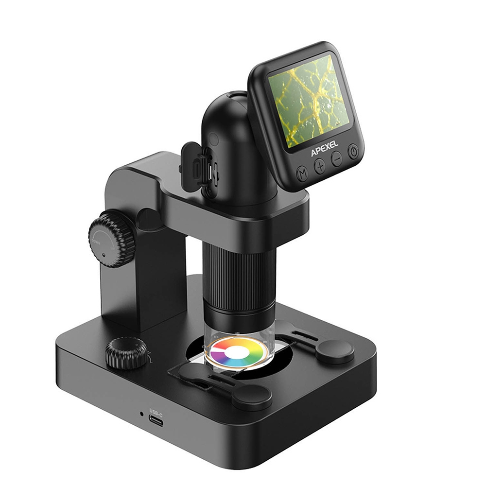 APEXEL MS003 Outdoor Portable HD Digital Microscope with Base - Shopkiz.com