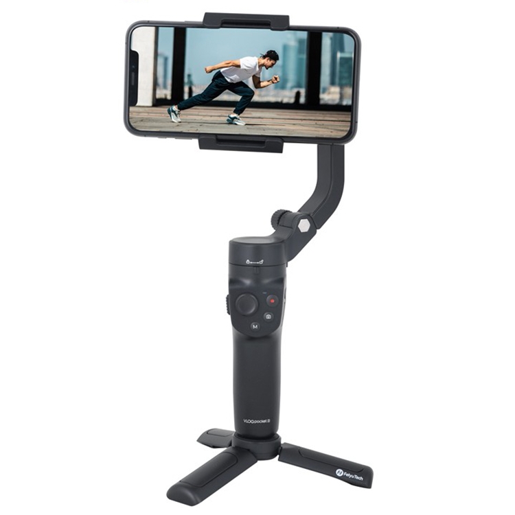 FEIYUTECH Vlog Pocket 2 Handheld Stabilizer Foldable Three-Axis Smart Anti-Shake Gimbal (Black) - Shopkiz.com