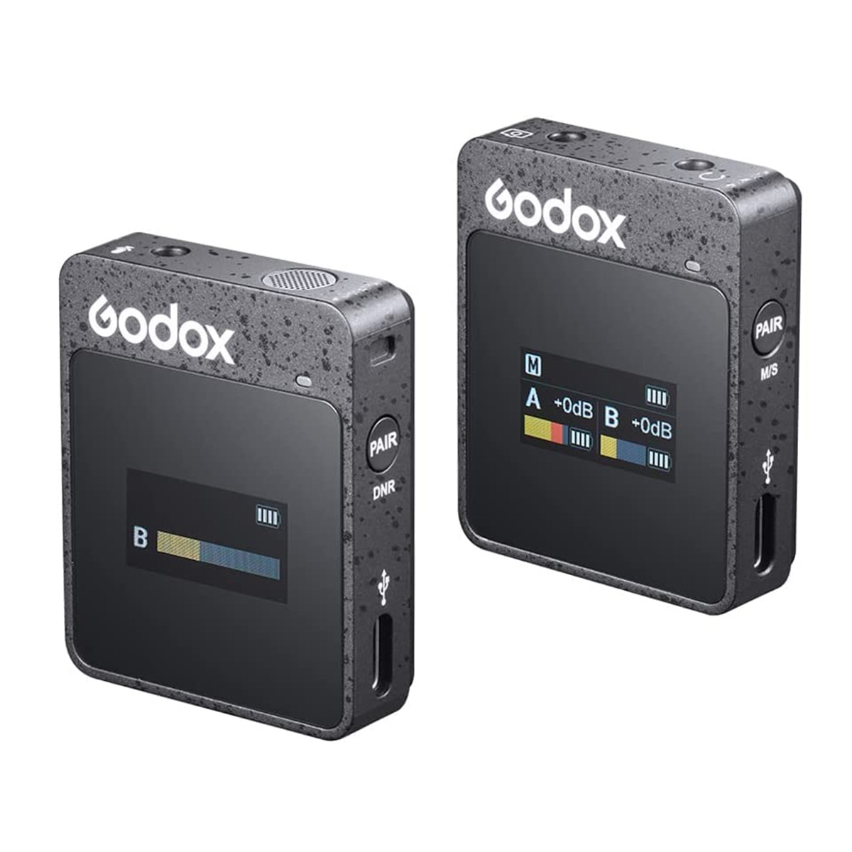 Godox MoveLink II M1 Wireless Lavalier Microphone System with Transmitters and Receiver for DSLR Cameras and Camcorders (Black) - Shopkiz.com