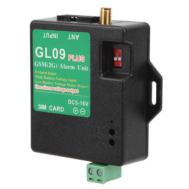 GL09 PLUS Low Standby Power Consumption 8-channel Monitoring GSM Alarm Module - Shopkiz.com