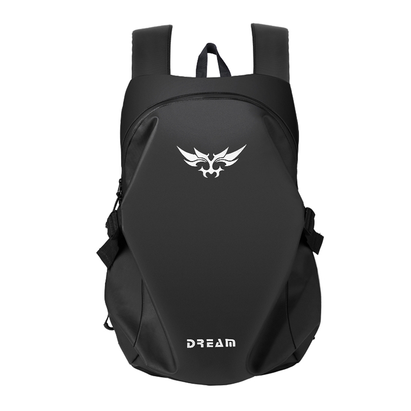 57L Thicken Motorbike Rainproof Helmet Riding Shoulders Backpack with Side & Back Pockets(Black) - Shopkiz.com