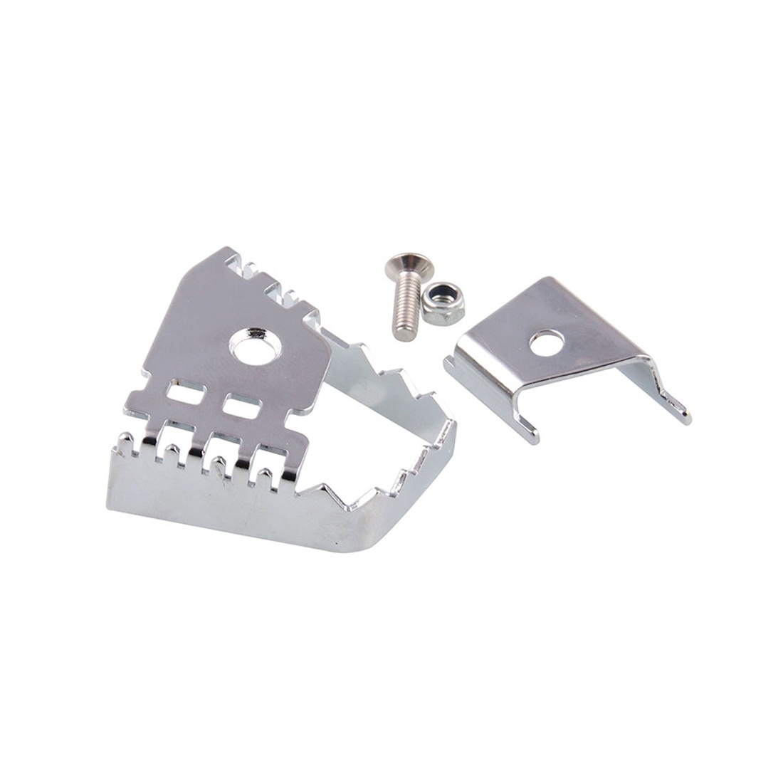 Modified Motorcycle Rear Foot Brake Pedal Brake Nail Pad Enlarger (Silver) - Shopkiz.com