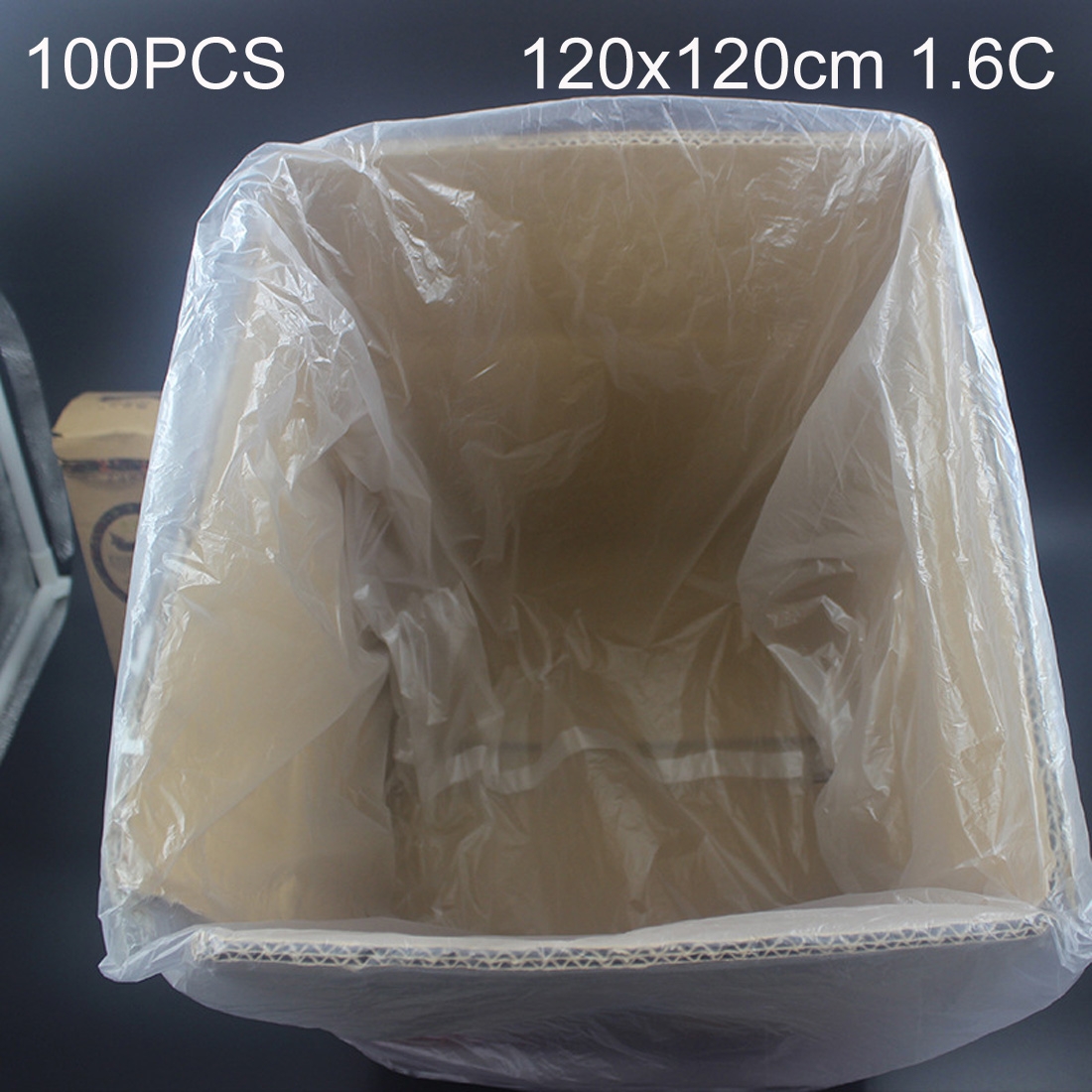 100 PCS 1.6C Dust-proof Moisture-proof Plastic PE Packaging Bag, Size: 120cm x 120cm - Shopkiz.com