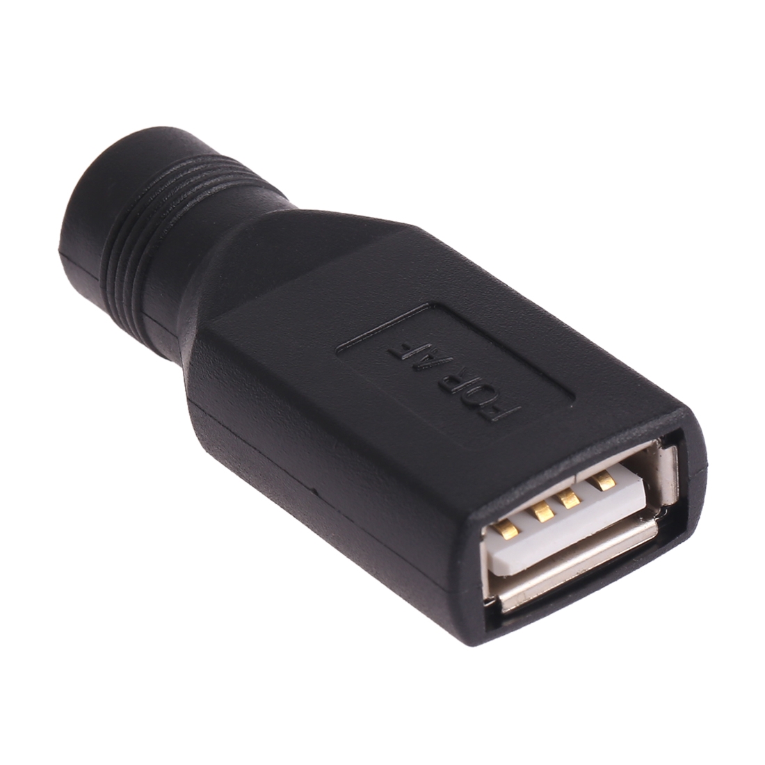 USB Female to 5.5 x 2.1mm Female Plug Adapter Connector - Shopkiz.com