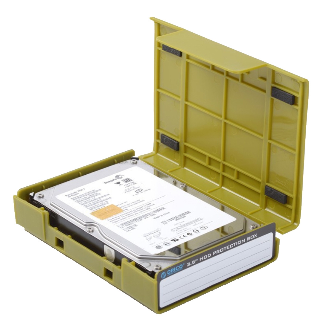 ORICO PHP-35 3.5 inch SATA HDD Case Hard Drive Disk Protect Cover Box(Army Green) - Shopkiz.com