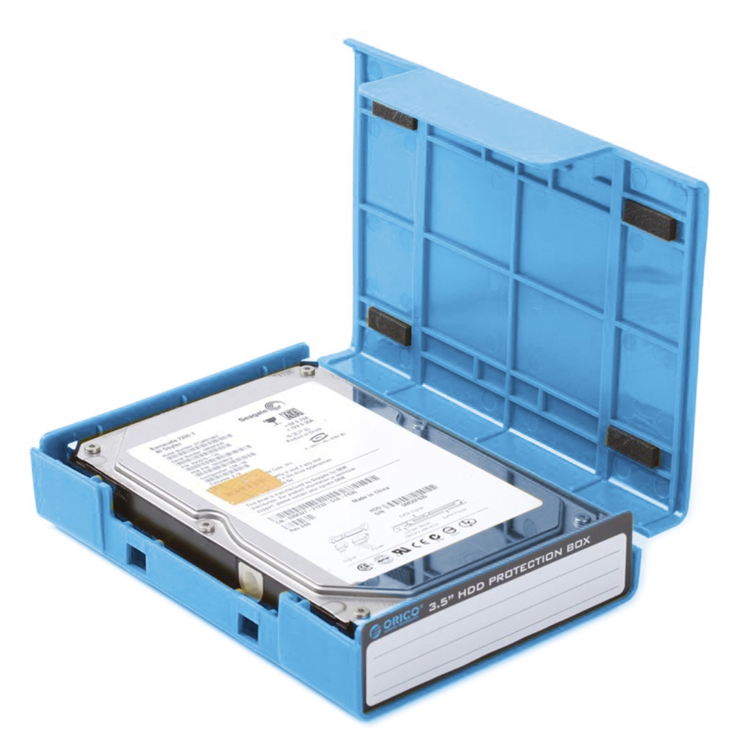 ORICO PHP-35 3.5 inch SATA HDD Case Hard Drive Disk Protect Cover Box(Blue) - Shopkiz.com