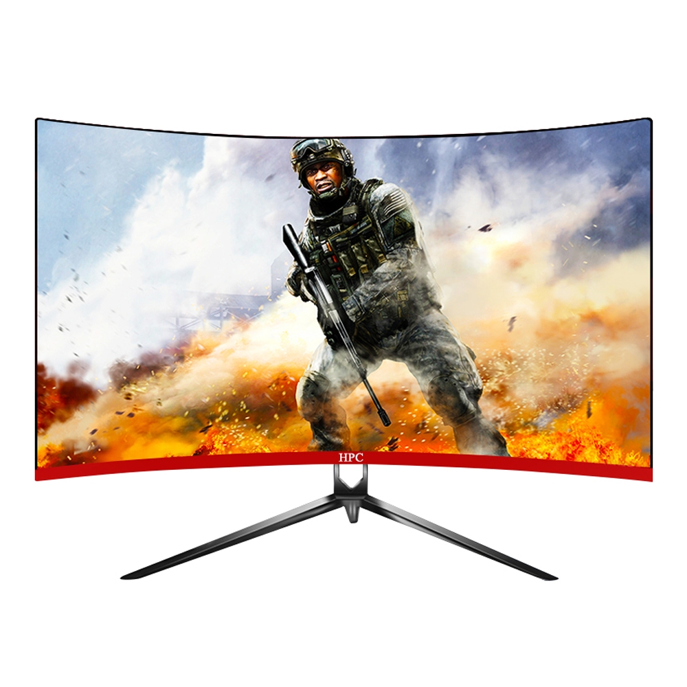 HPC H32R30 31.5 inch 75Hz HD 1080P Curved Screen Borderless LCD Display Gaming Monitor - Shopkiz.com