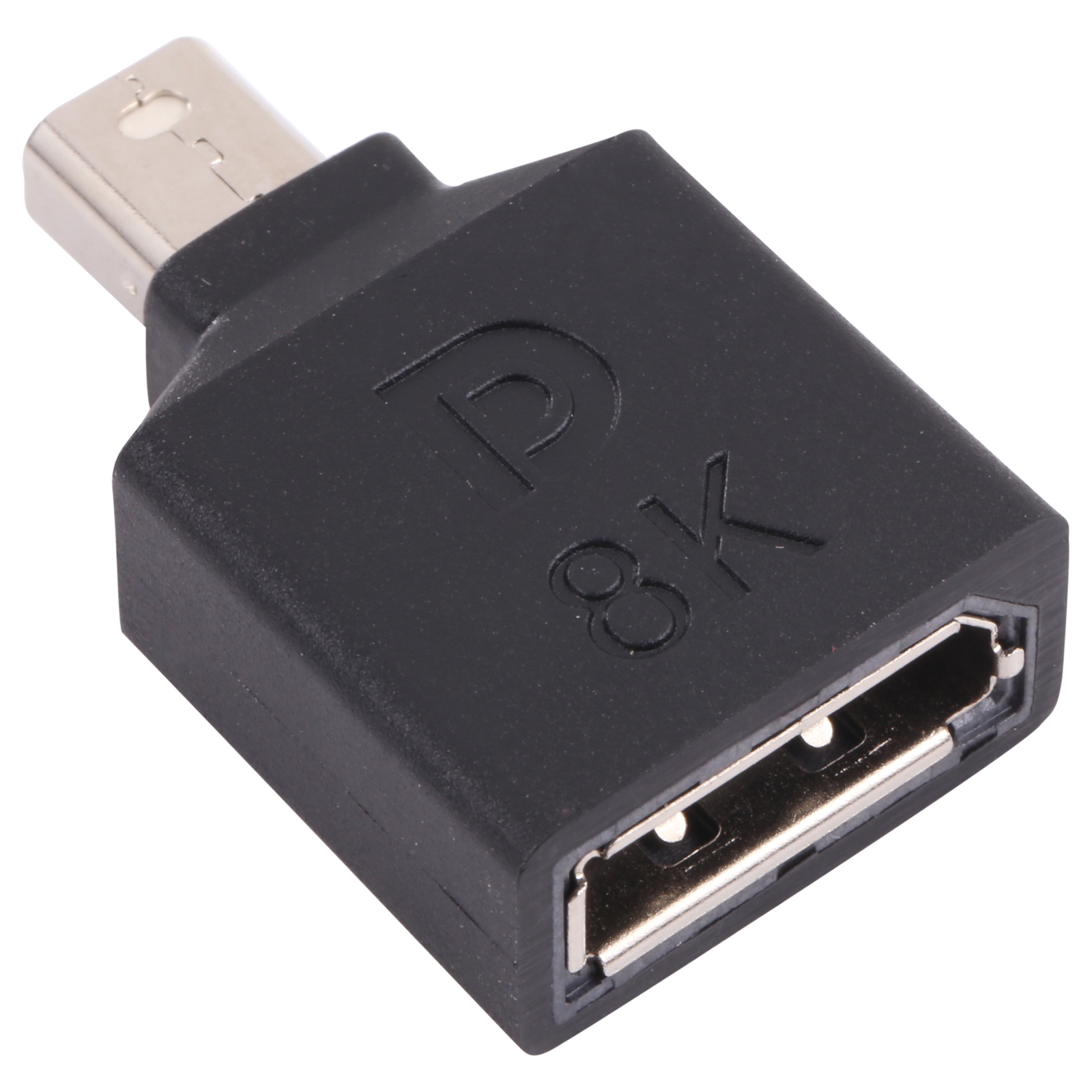 8K Mini DisplayPort Male to DisplayPort Female Straight Adapter - Shopkiz.com
