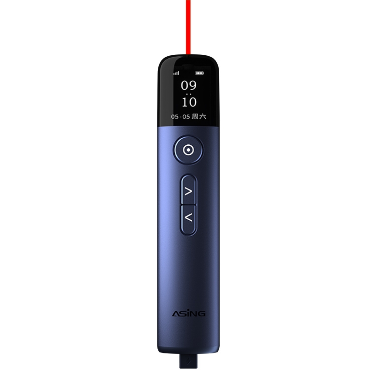 ASiNG A9 128MB Red Light Multifunctional PPT Touch Laser Page Turning Pen Wireless Presenter(Blue) - Shopkiz.com