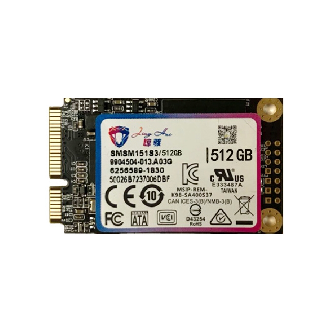 JingHai 1.8 inch mSATA Solid State Drive, Flash Architecture: MLC, Capacity: 512GB - Shopkiz.com