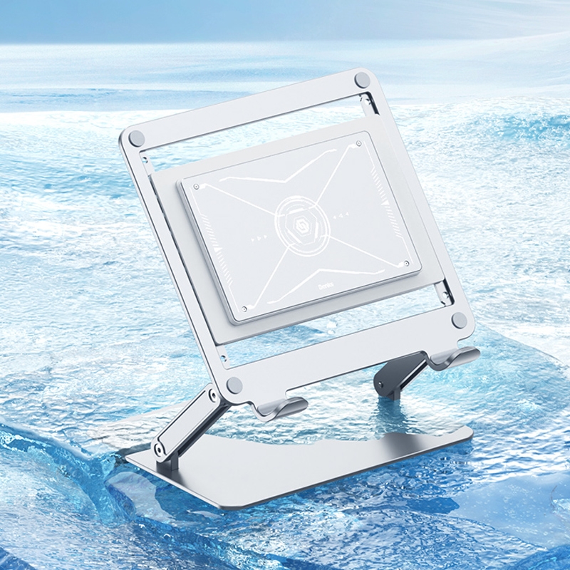 Benks SR06 Laptop Radiator Bracket Cooling Folding Holder(Silver) - Shopkiz.com