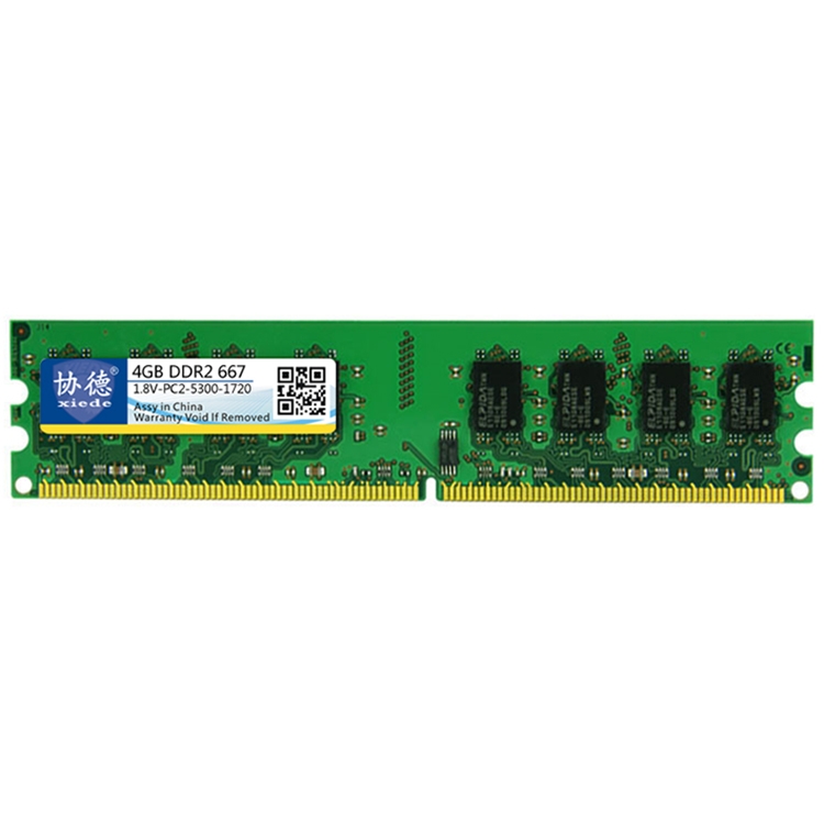 XIEDE X078 DDR2 667MHz 4GB General Full Compatibility Memory RAM Module for Laptop - Shopkiz.com
