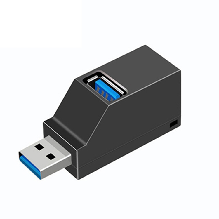 Portable Mini 2 x USB 2.0 + 1 x USB 3.0 HUB with Lanyard - Shopkiz.com