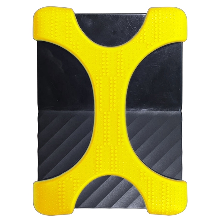 X Type 2.5 inch Portable Hard Drive Silicone Case for 2TB-4TB WD & SEAGATE & Toshiba Portable Hard Drive, without Hole (Yellow) - Shopkiz.com