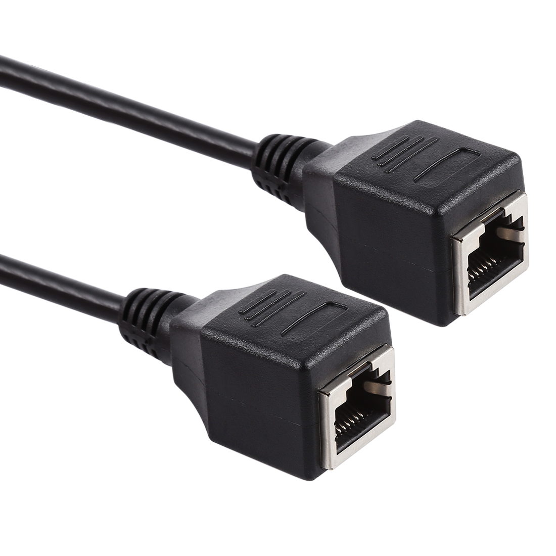 RJ45 Female to Female Ethernet LAN Network Extension Cable Cord, Cable Length: 60cm - Shopkiz.com
