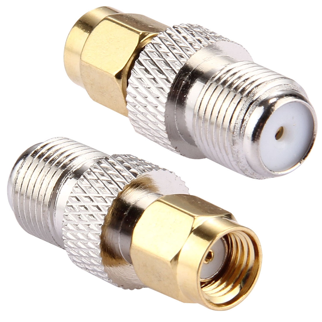 2 PCS F Female to RP-SMA Male Connector - Shopkiz.com