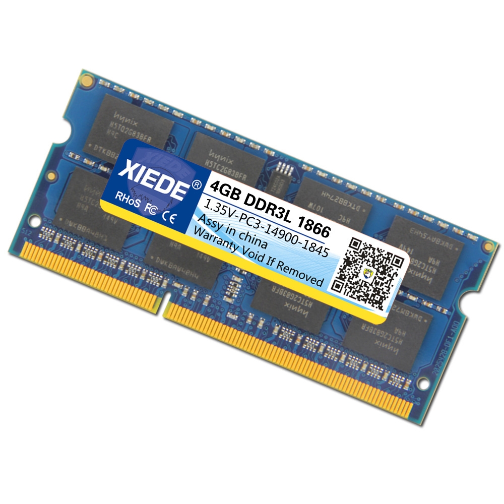 XIEDE Hynix Chip 1.35V DDR3L 1866MHz 1867MHz 4GB Memory RAM Module for Laptop - Shopkiz.com