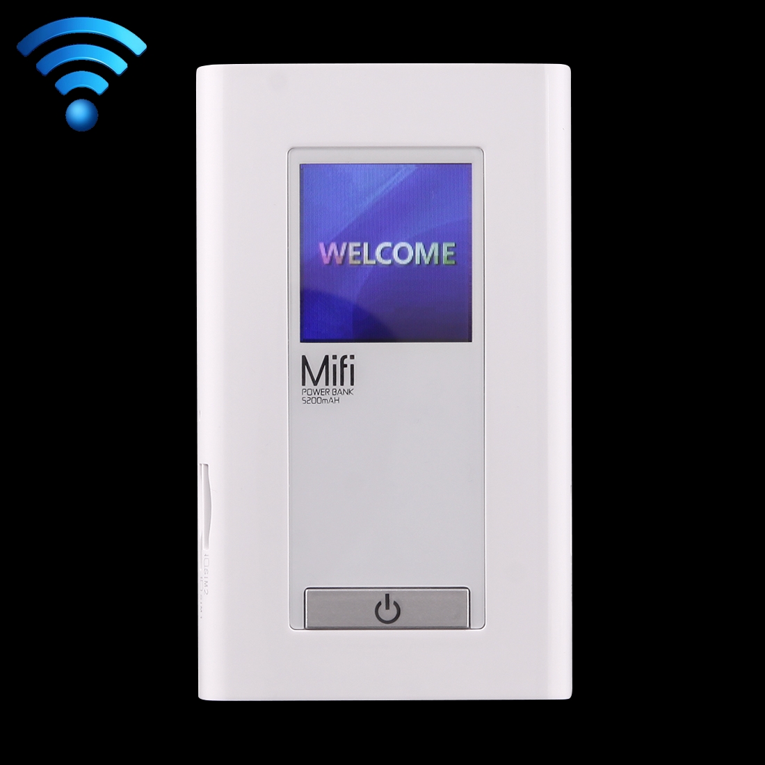 LY10 100Mbps 4G LTE Wireless WiFi Router with LCD Screen, 5200mAh Battery, Sign Random Delivery(White) - Shopkiz.com