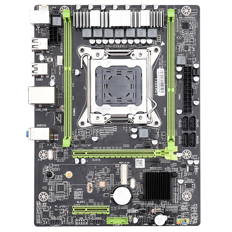 X79M2 2.0 DDR3 Desktop Computer Game Mainboard, Support for LGA 2011 Pin Series Processor, Discrete Graphics - Shopkiz.com