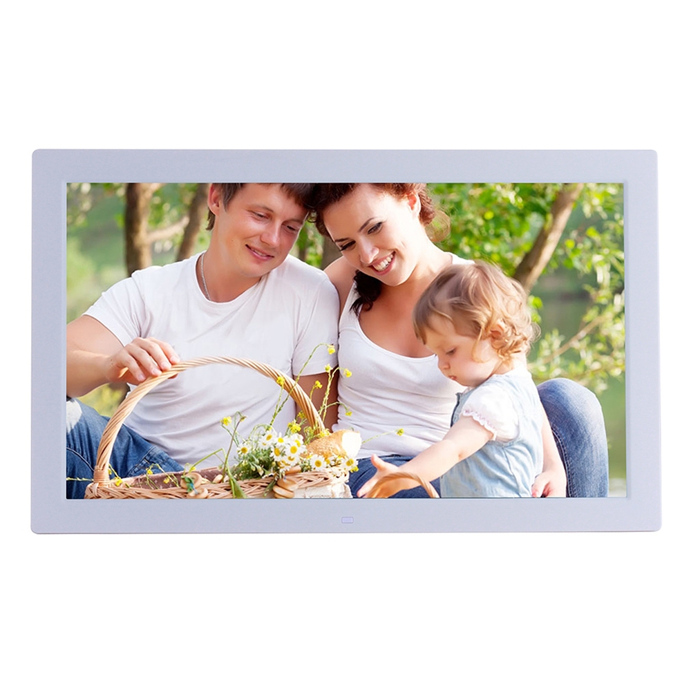 18.5 inch Wall Hanging Advertising Machine, Shopping Mall Electronic Display Stand Advertising Machine, Digital Photo Frame(White) - Shopkiz.com