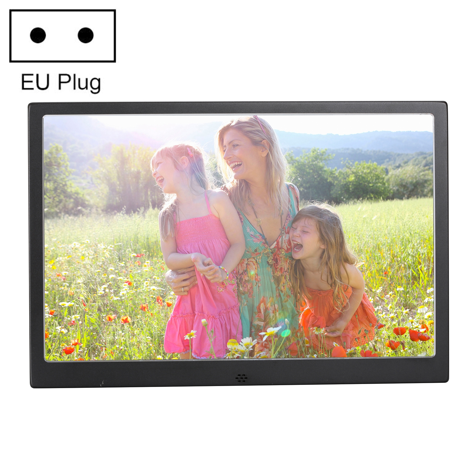 HSD1504 15.4 inch LED 1280x800 High Resolution Display Digital Photo Frame with Holder and Remote Control, Support SD / MMC / MS Card / USB Port, EU