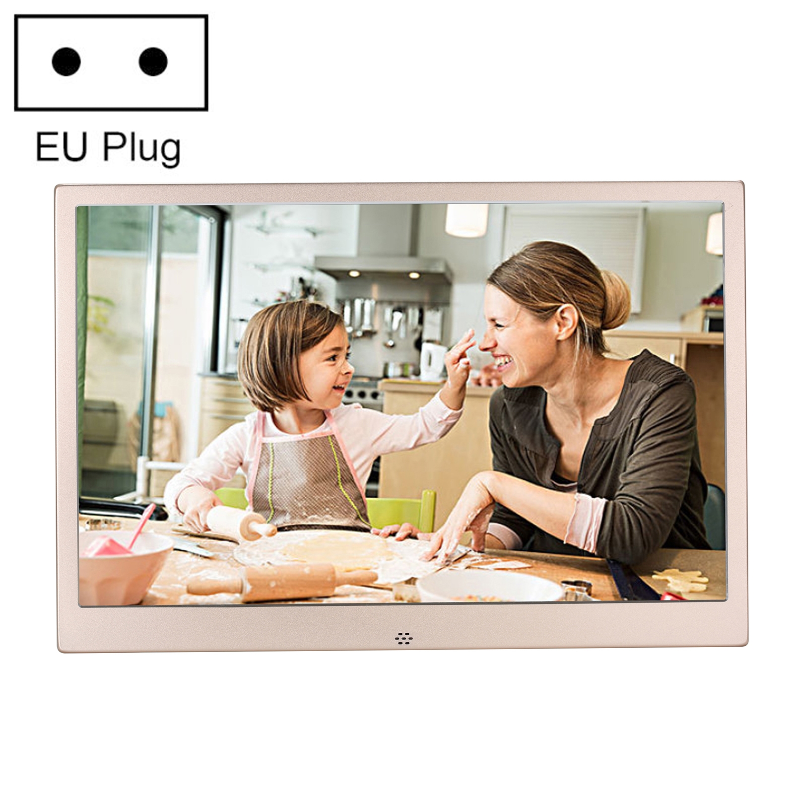 HSD1504 15.4 inch LED 1280x800 High Resolution Display Digital Photo Frame with Holder and Remote Control, Support SD / MMC / MS Card / USB Port, EU