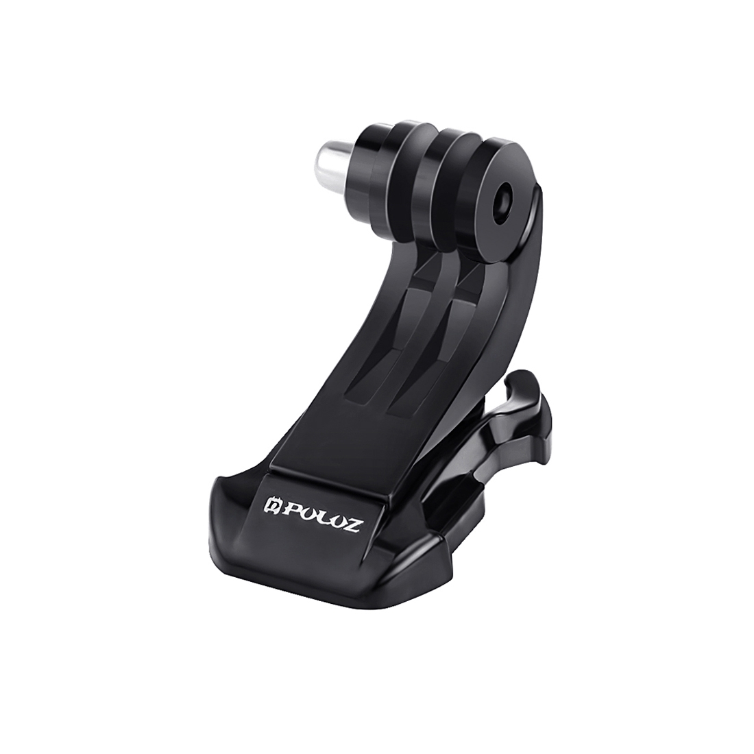 PULUZ Black Vertical Surface J-Hook Buckle Mount for PULUZ Action Sports Cameras Jaws Flex Clamp Mount for GoPro, Insta360, DJI and Other Action