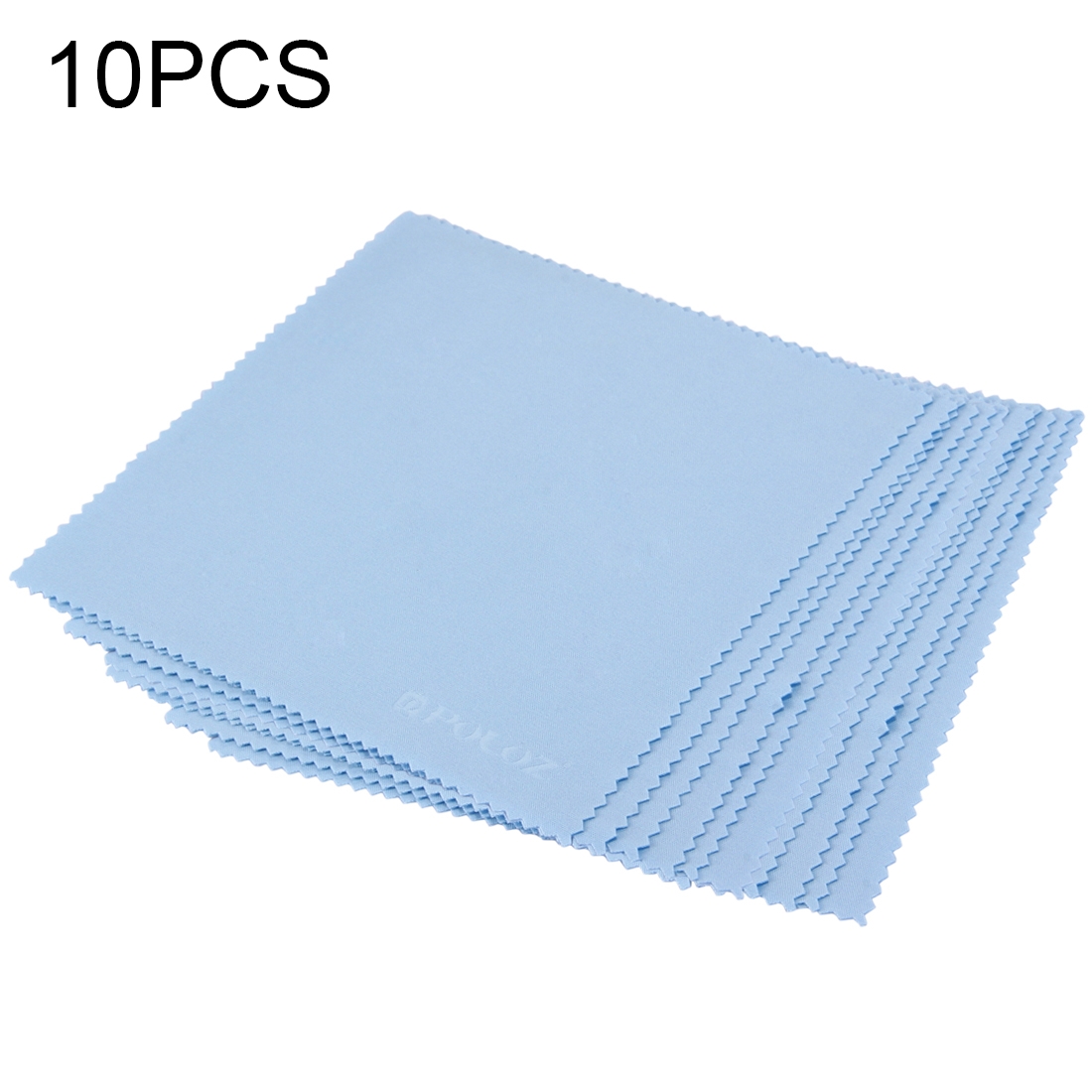 10 PCS PULUZ Soft Cleaning ClothGoPro, Insta360, DJI and Other Action Cameras LCD Screen, Tablet PC / Mobile Phone Screen, TV Screen, Glasses,