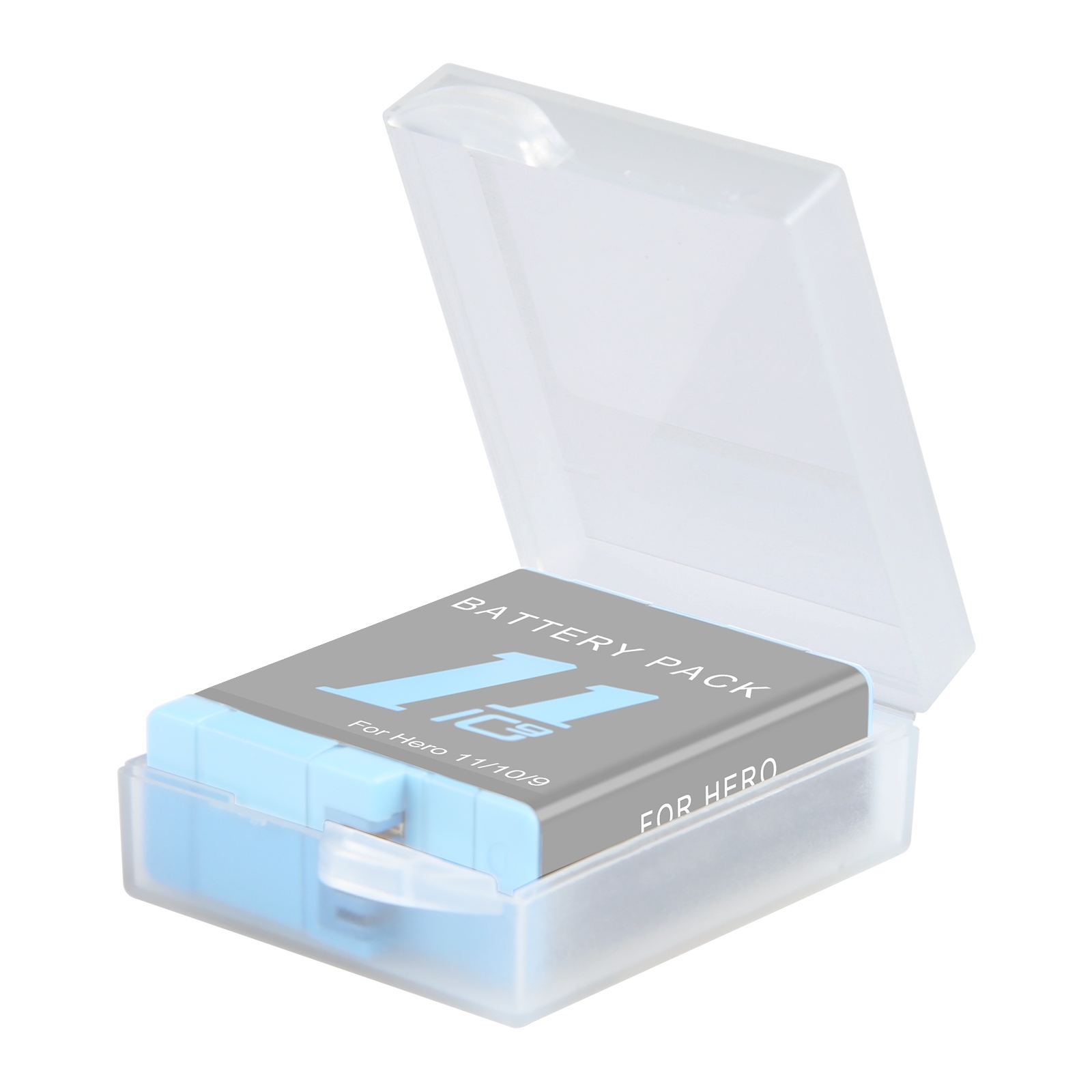 PULUZ Plastic Transparent Battery Storage Box for GoPro AHDBT-901/BT-801/BT-501/BT-401/BT-301 Enduro Battery (Transparent) - Shopkiz.com