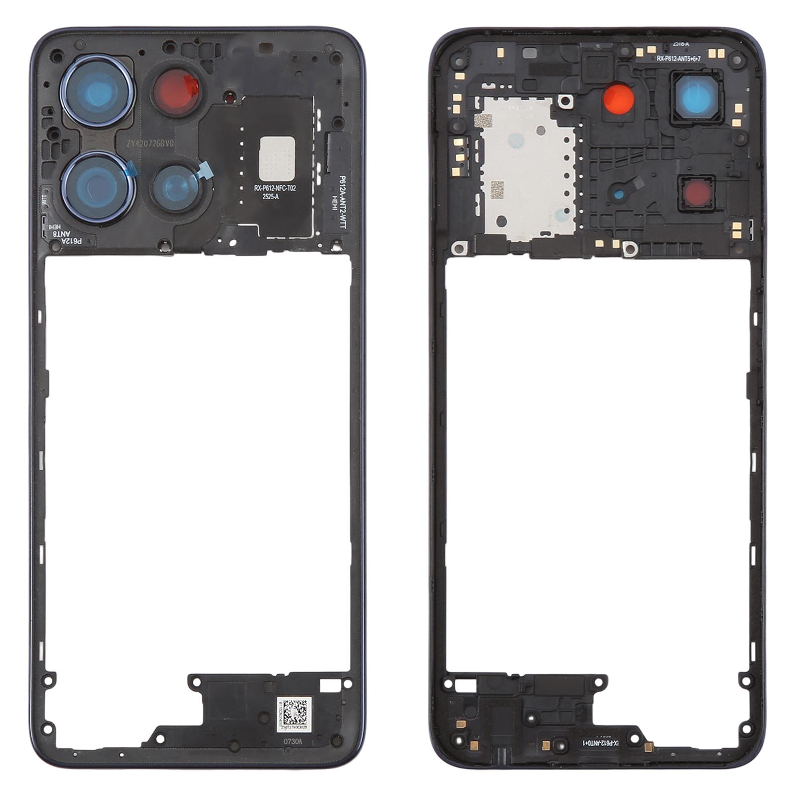 For Motorola Moto G 2026 XT2613 Original Middle Frame Bezel Plate (Blue) - Shopkiz.com