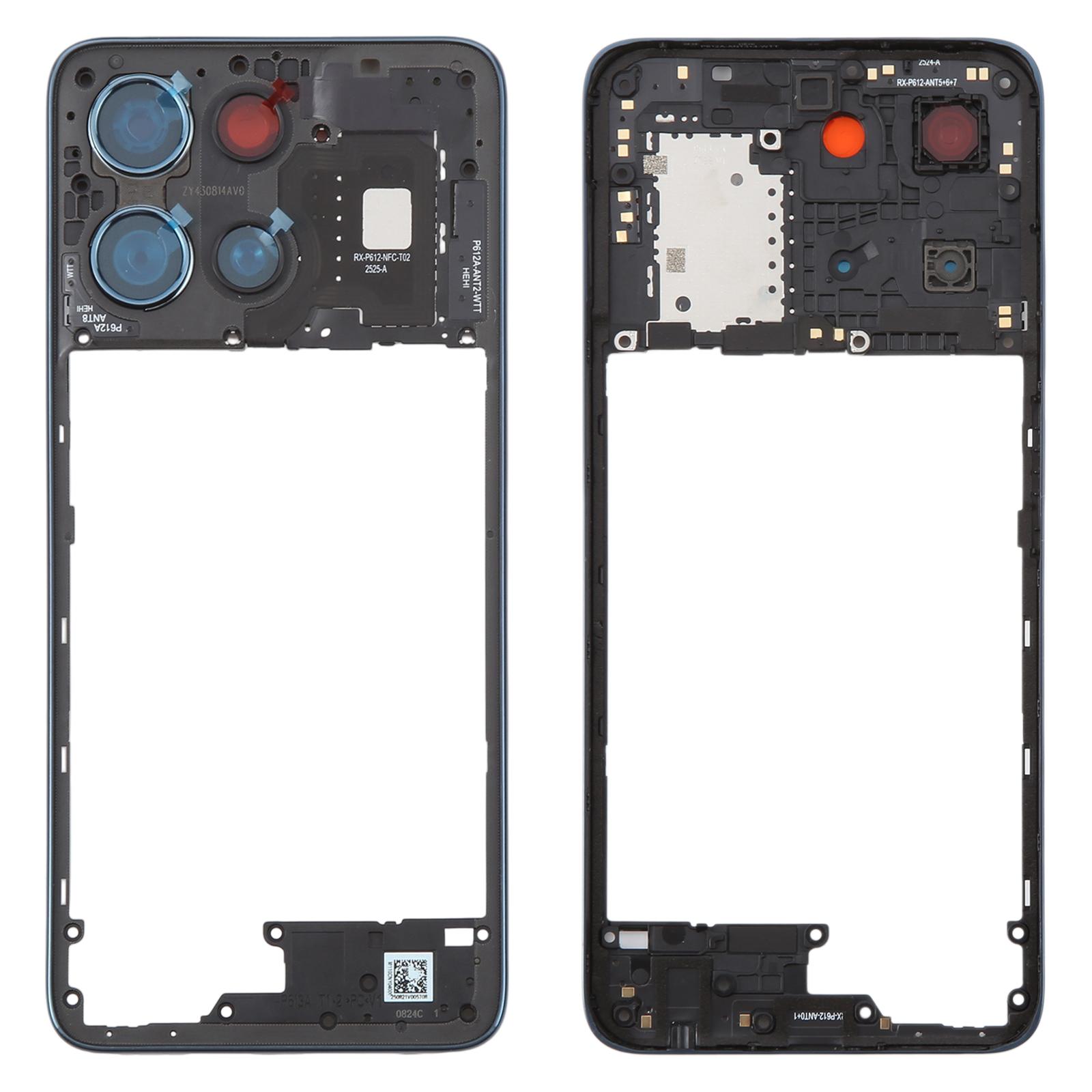 For Motorola Moto G Play 2026 XT2615 Original Middle Frame Bezel Plate (Blue) - Shopkiz.com