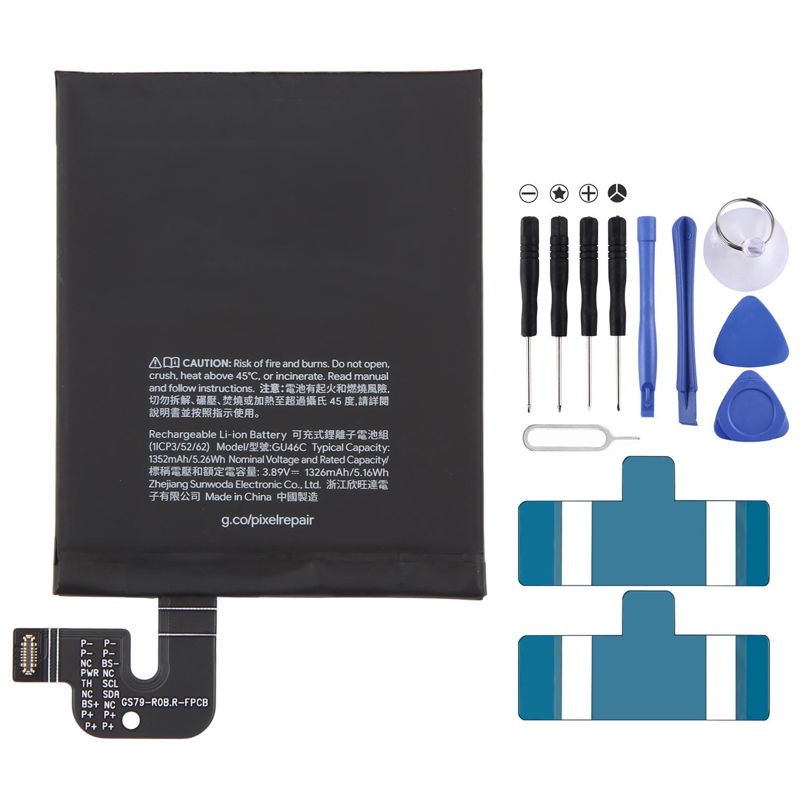 For Google Pixel 10 Pro Fold 1352mAh GU46C Original Li-Ion Battery - Shopkiz.com