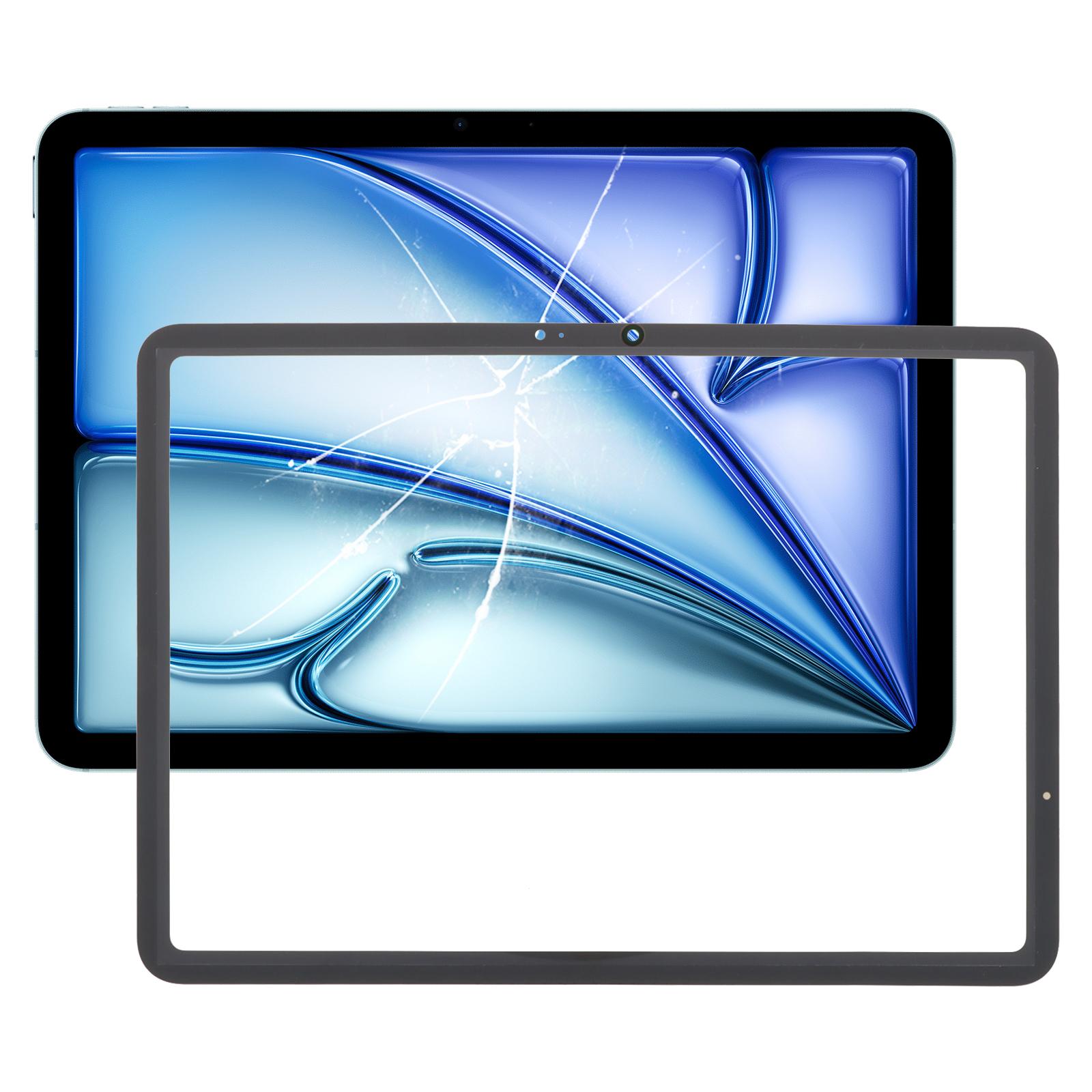 For iPad Air 11 2024 / 2025 / 2026 Front Screen Outer Glass Lens with OCA Optically Clear Adhesive - Shopkiz.com