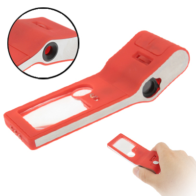 TH515 3X, 10X, 55X Multifunctional Magnifier with 5 LED Lights & Money Detector Light (Red) - Shopkiz.com