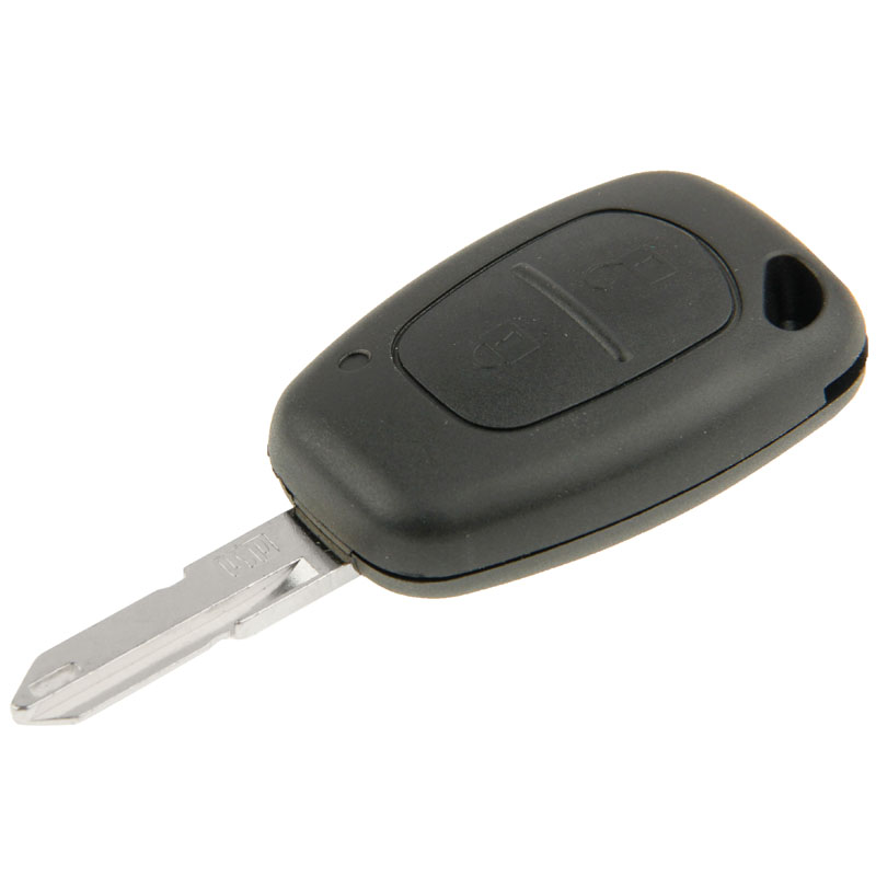 High Quality Car Remote Key Shell with 2 Buttons for Renault(Black) - Shopkiz.com