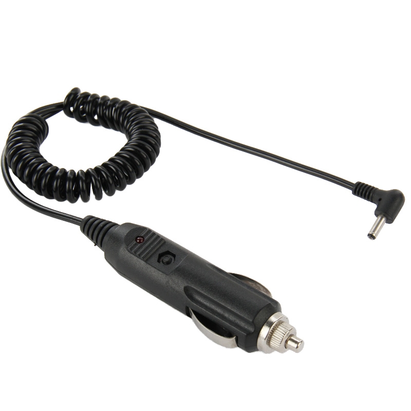 2A 3.5mm Power Supply Adapter Plug Coiled Cable Car Charger, Length: 40-140cm - Shopkiz.com