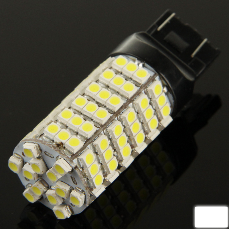 7443 White 120 LED 3528 SMD Car Signal Light Bulb, DC 12V - Shopkiz.com