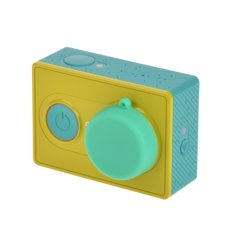 Silicone Lens Cap for Xiaomi Yi / GoPro Hero4 / 3+ / 3(Green) - Shopkiz.com