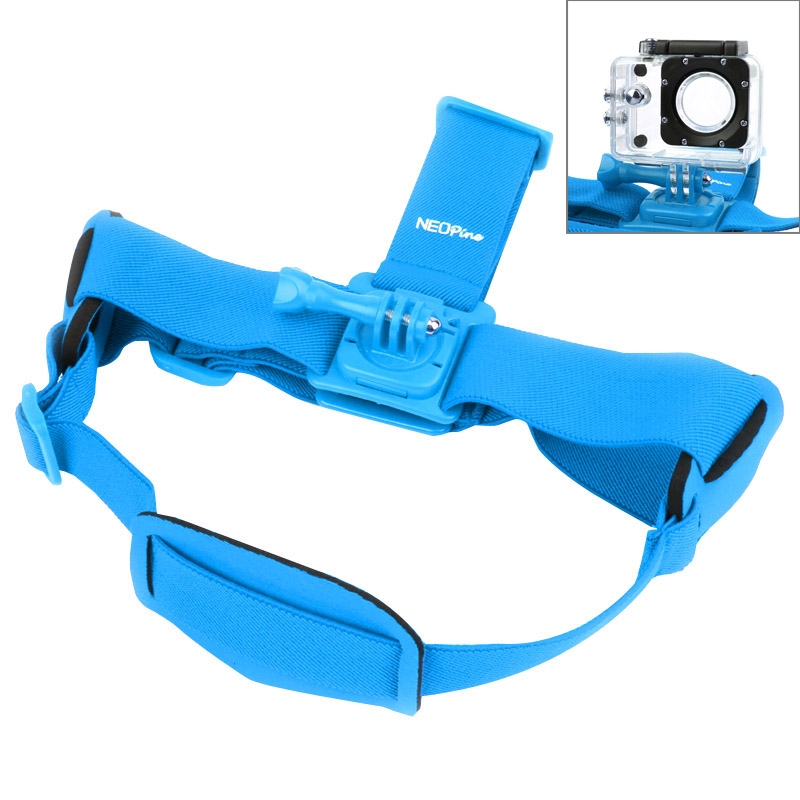 NEOpine GHS-2 Adjustable Action Camera Fixed Head Strap for GoPro HERO10 Black / HERO9 Black / HERO8 Black / HERO7 /6 /5 /5 Session /4 Session /4 /3+