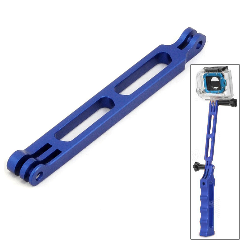 Precise CNC Aluminum Alloy Extension Arm for GoPro Hero 4 / 3+ / 3 / 2 / 1, ST-135(Blue) - Shopkiz.com