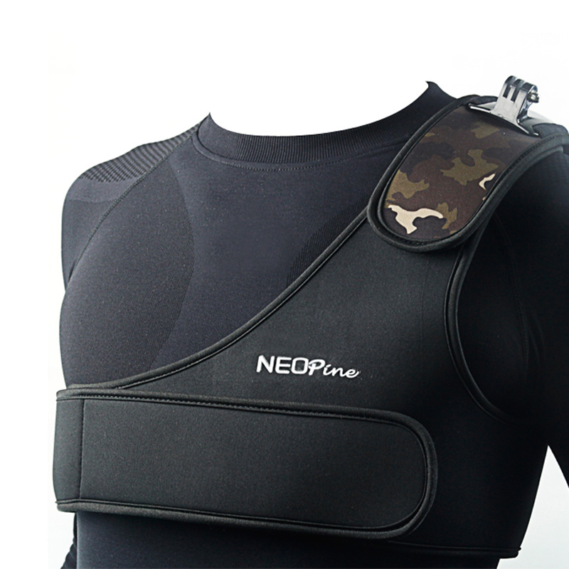 Special Sports DV Foam Diving Material Chest Belt for GoPro, Insta360, DJI and Other Action Cameras(Black) - Shopkiz.com