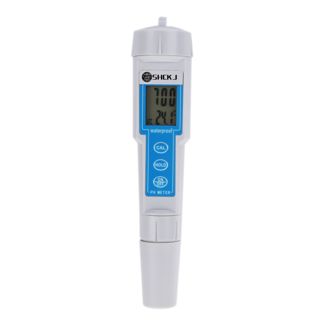 LCD Screen Display PH Meter Pen with Temperature Measurement (CT-6020)(Baby Blue) - Shopkiz.com