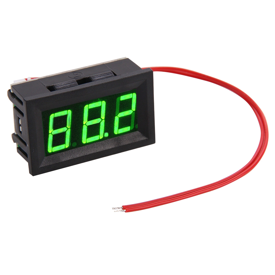 V27A 2 Wires AC 60-500V Green Display LED Digital Display Voltmeter - Shopkiz.com