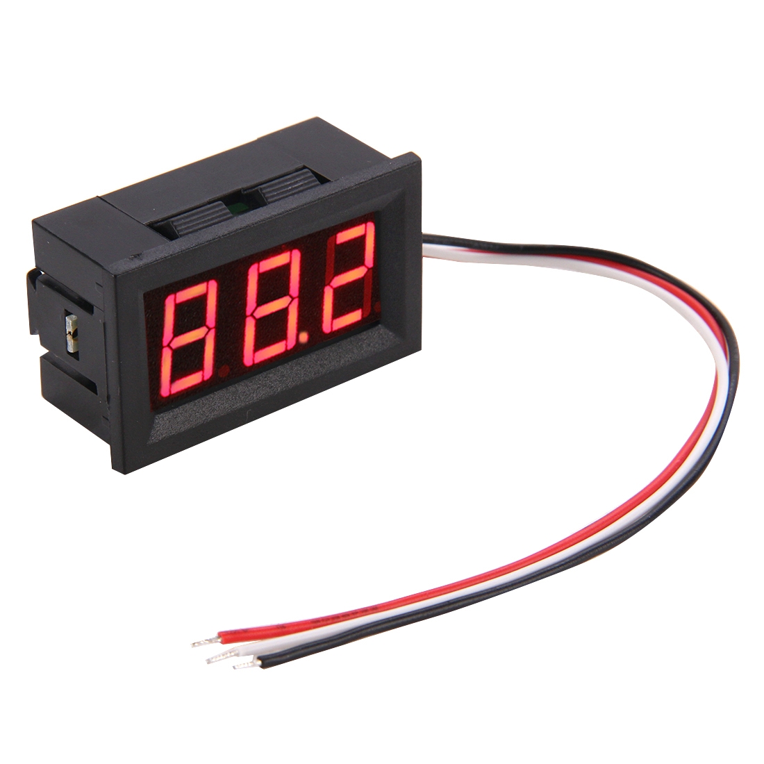 V27D 3 Wires Red Light Display Mini Digital Voltage Meter, Measure Voltage: DC 0-100V - Shopkiz.com