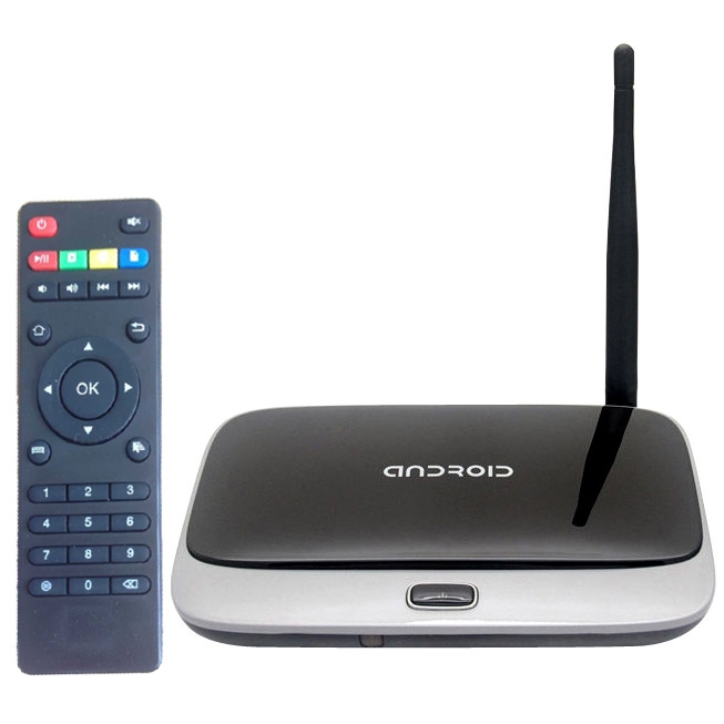 CS918 1080P High Definition Android 4.4 Smart TV Box with Remote Control, CPU: RK3188T Quad Core, 2GB RAM + 8GB ROM, Built-in XBMC, Support WIFI +