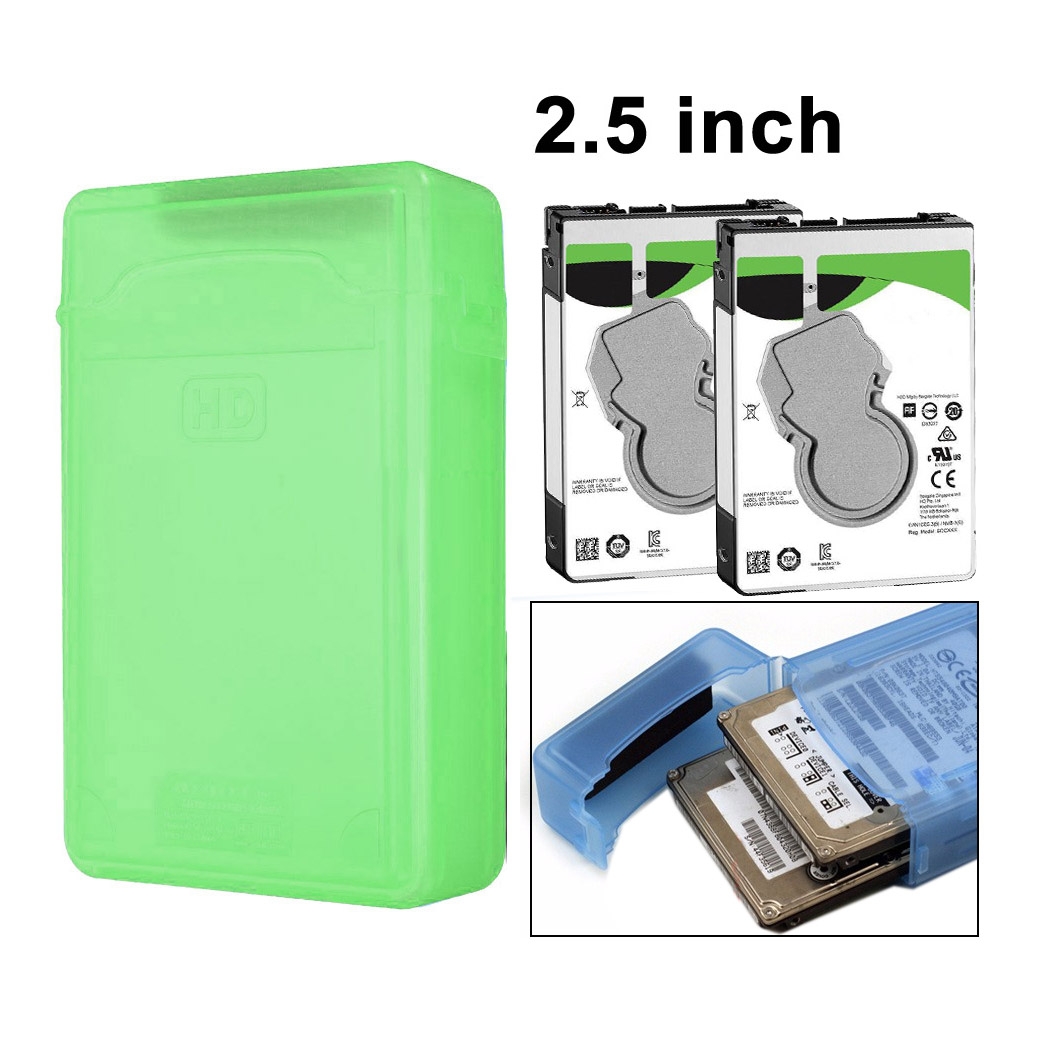 2.5 inch HDD Store Tank, Support 2x 2.5 inches IDE/SATA HDD (Light Green) - Shopkiz.com