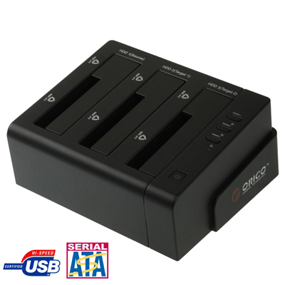 6638USJ-C Tool Free 3 Bay 2.5(Black) - Shopkiz.com